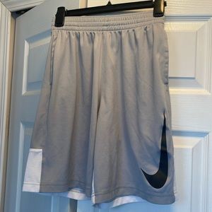Nike NWOT boy’s gray athletic shorts.